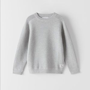 Zara stitched unisex sweater. Kids. Size 13-14 years. Smoke and pets free home.
